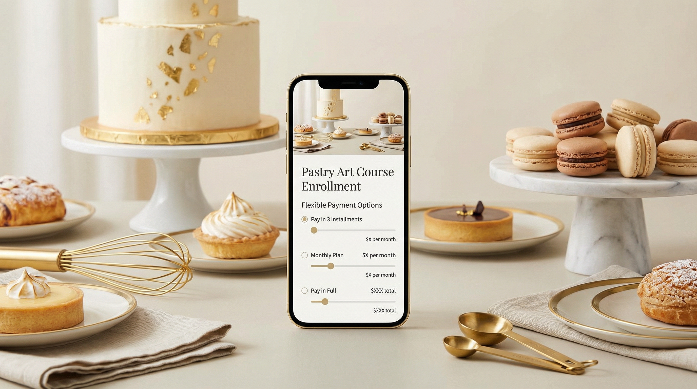 Accédez à vos cours préférés et payez en plusieurs fois.